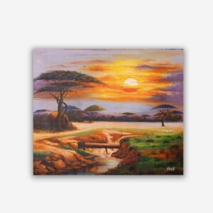 Sunset African Landscape
