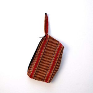 traditional makeup bag – red & gold